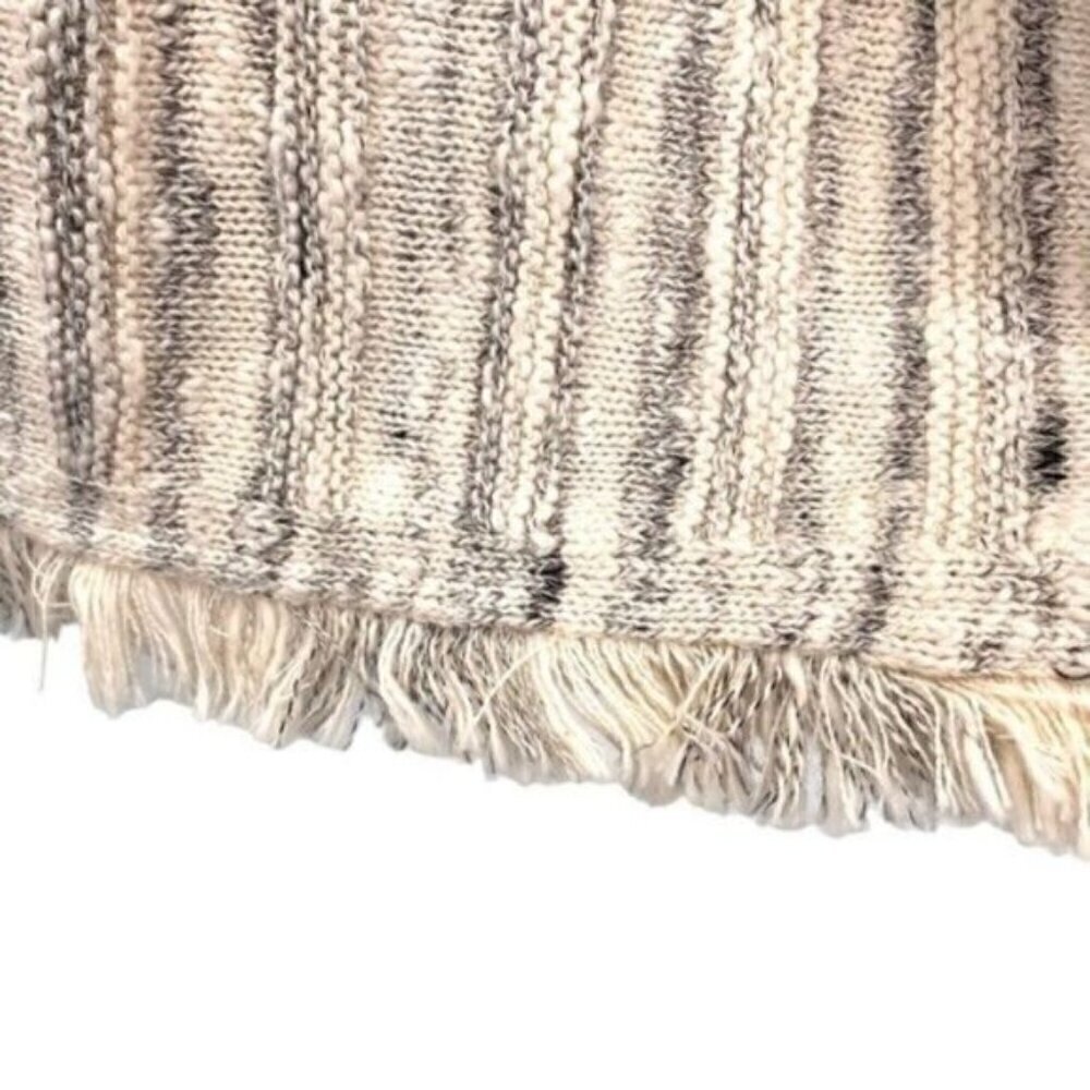 J. Jill Womens Marled Fisherman Knit Sweater Button Back - Picture 5 of 13